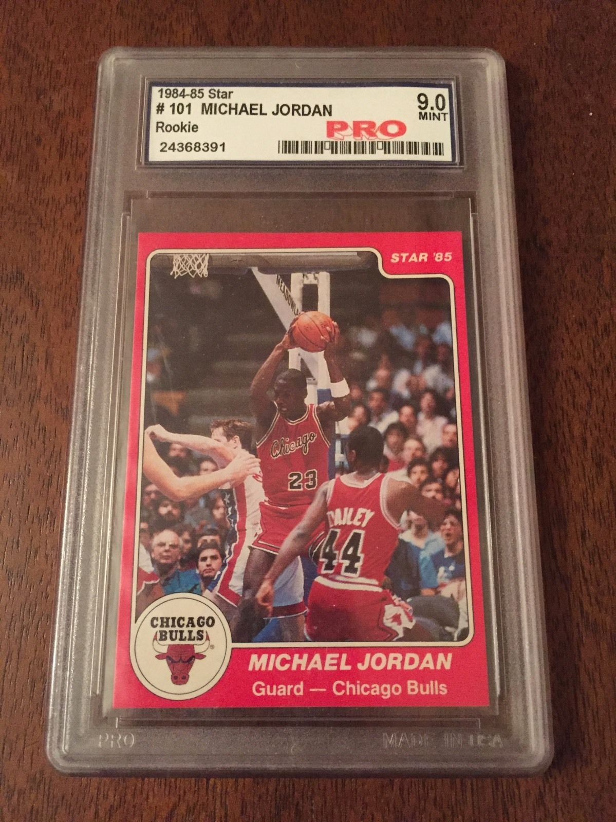 198485 Star Michael Jordan XRC RC 101 Rookie Card 8485 Pro Graded 90 Mint 9