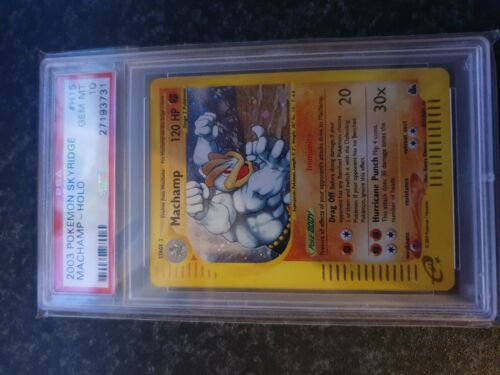 Pokemon PSA 10 Skyridge Machamp Holo 