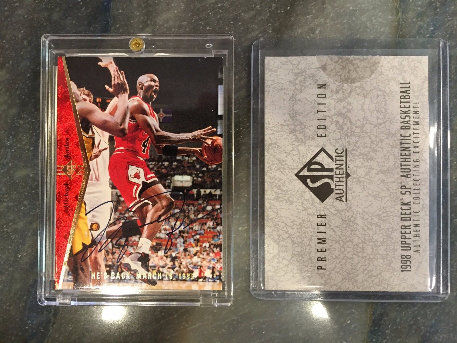 1994  1995 SP Buyback michael jordan Autograph Signature 