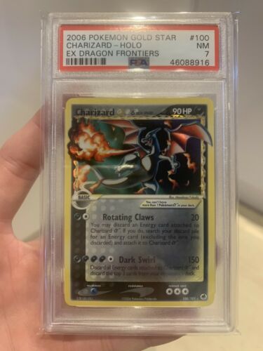 Pokemon Gold Star Charizard Holo PSA 7