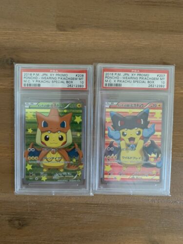 Charizard Poncho X  Y Pikachu PSA 10 XY Pokemon