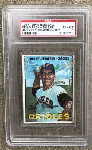 1967 Topps Baseball Cello Pack SERIES  5   PSA 6  Undergraded 