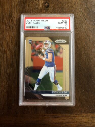 2018 Panini Prizm Football Josh Allen Rookie Card Psa 10 Buffalo Bills Rc NFL