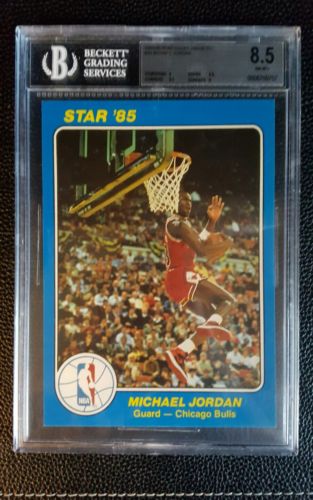 1984 85 Star Court King 5x7 Michael Jordan XRC Rookie RC BGS 9 85 Super Subs