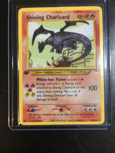 1st Edition Shining Charizard 107105 PROXY Neo Destiny Pokemon Card