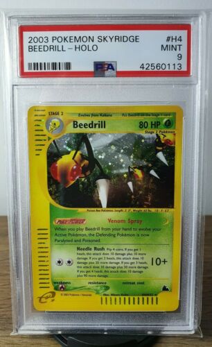 Pokemon Skyridge Holo Beedrill PSA 9 Mint Rare Card 