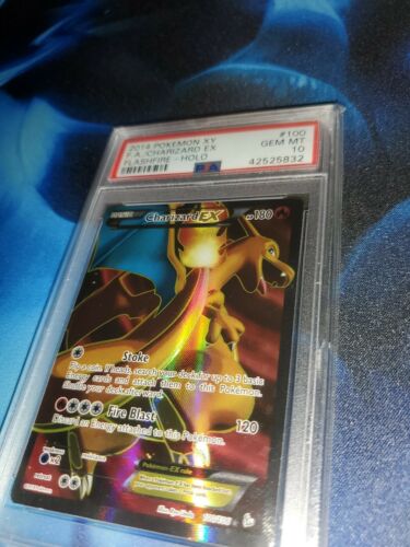 Pokemon PSA 10 Charizard EX FlashFire Full Art Holo 100106 Gem Mint XY