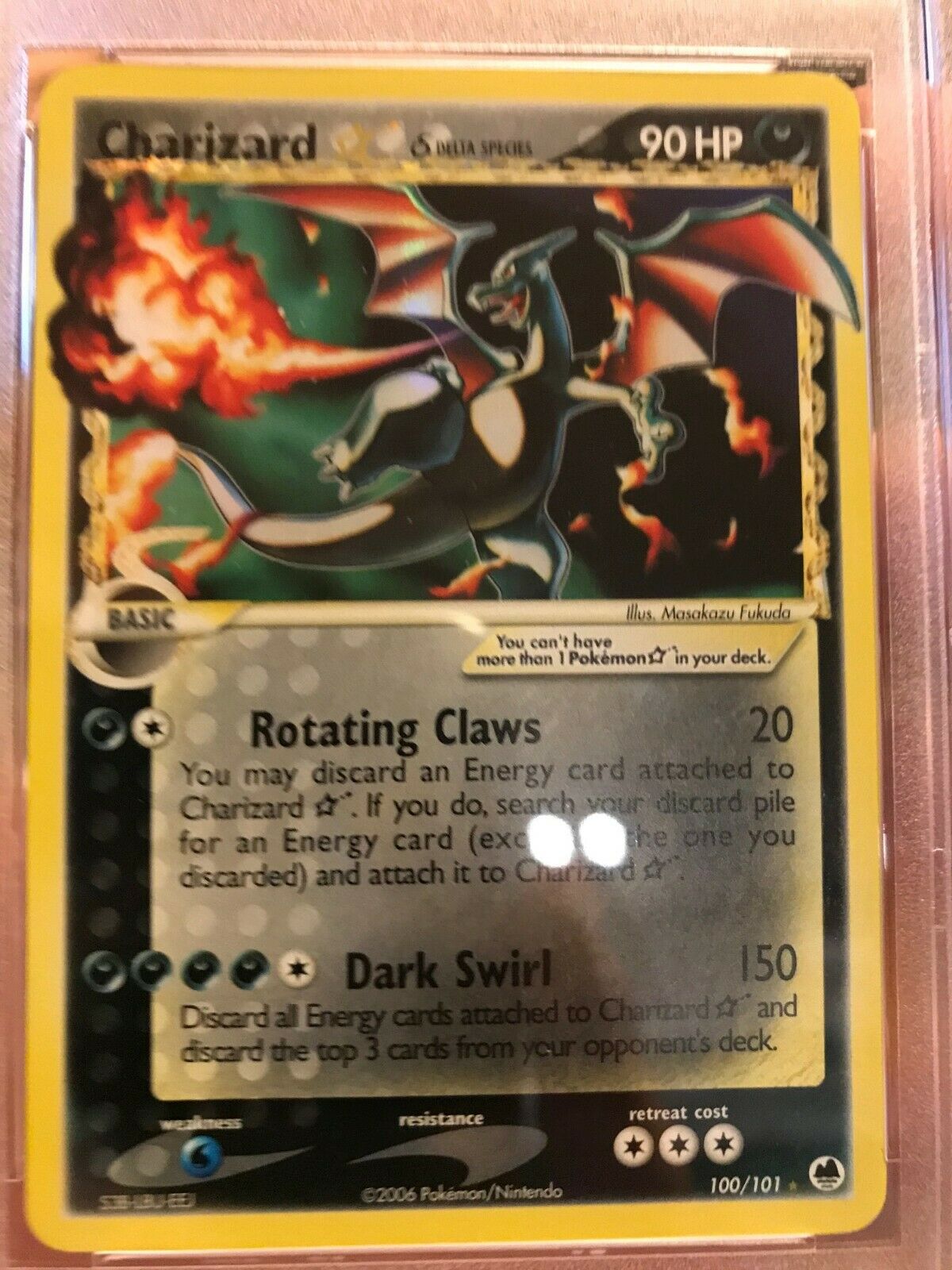 GOLD STAR CHARIZARD 100 HOLO Pokemon EX DRAGON FRONTIERS PSA 5  46984043