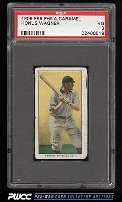 1909 E95 Philadelphia Caramel Honus Wagner PSA 3 VG PWCC