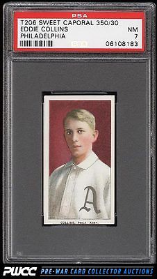 190911 T206 Eddie Collins Philadelphia PSA 7 NRMT PWCC