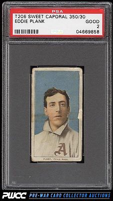 190911 T206 Eddie Plank PSA 2 GOOD PWCC