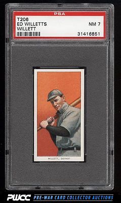 190911 T206 Ed Willett BAT ON SHOULDER PSA 7 NRMT PWCC