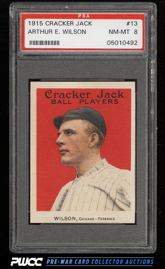 1915 Cracker Jack Art Wilson 13 PSA 8 NMMT PWCC