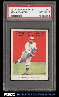 1915 Cracker Jack Doc Crandall 67 PSA 8 NMMT PWCC