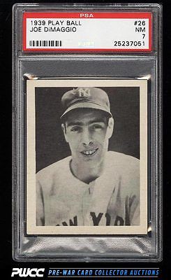 1939 Play Ball Joe DiMaggio 26 PSA 7 NRMT PWCC