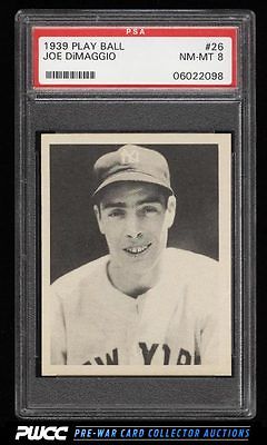 1939 Play Ball Joe DiMaggio 26 PSA 8 NMMT PWCC