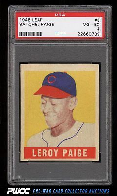 1948 Leaf Satchel Paige SP ROOKIE RC 8 PSA 4 VGEX PWCC