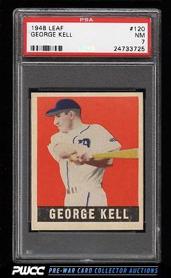 1948 Leaf George Kell SP ROOKIE RC 120 PSA 7 NRMT PWCC