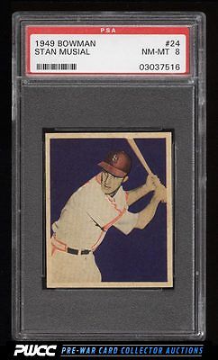 1949 Bowman Stan Musial 24 PSA 8 NMMT PWCC