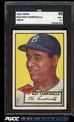 1952 Topps Roy Campanella 314 SGC 7586 NRMT PWCC