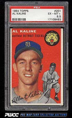 1954 Topps Al Kaline ROOKIE RC 201 PSA 65 EXMT PWCC