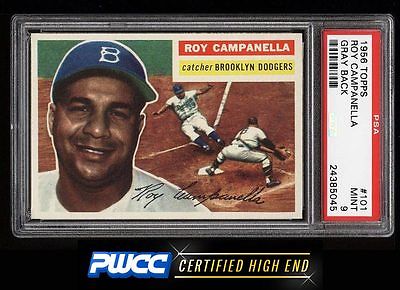 1956 Topps Roy Campanella 101 PSA 9 MINT PWCCHE