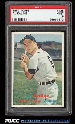 1957 Topps Al Kaline 125 PSA 9 MINT PWCC