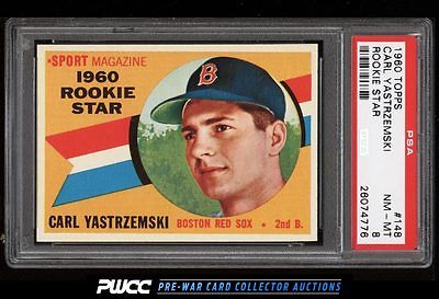 1960 Topps Carl Yastrzemski ROOKIE RC 148 PSA 8 NMMT PWCC