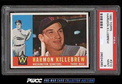 1960 Topps Harmon Killebrew 210 PSA 9 MINT PWCC