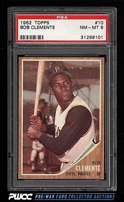 1962 Topps Roberto Clemente 10 PSA 8 NMMT PWCC