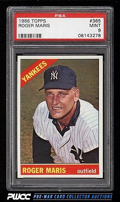 1966 Topps Roger Maris 365 PSA 9 MINT PWCC