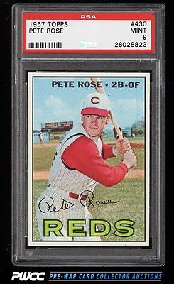 1967 Topps Pete Rose 430 PSA 9 MINT PWCC