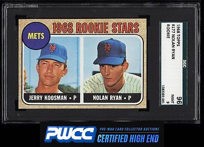 1968 Topps Nolan Ryan ROOKIE RC 177 SGC 996 MINT PWCCHE