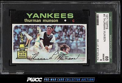 1971 Topps Thurman Munson 5 SGC 888 NMMT PWCC