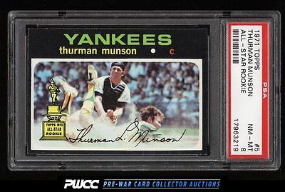 1971 Topps Thurman Munson 5 PSA 8 NMMT PWCC