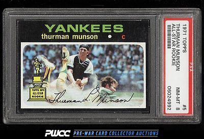 1971 Topps Thurman Munson 5 PSA 8 NMMT PWCC