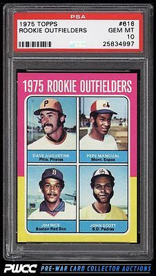 1975 Topps Jim Rice ROOKIE RC 616 PSA 10 GEM MINT PWCC