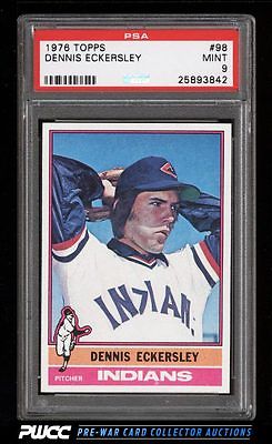 1976 Topps Dennis Eckersley ROOKIE RC 98 PSA 9 MINT PWCC