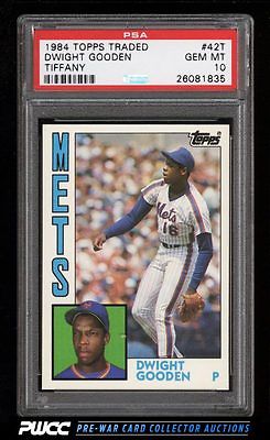 1984 Topps Traded Tiffany Dwight Gooden ROOKIE RC 42T PSA 10 GEM MINT PWCC