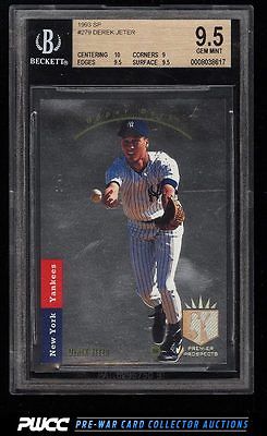 1993 SP Foil Derek Jeter ROOKIE RC 279 BGS 95 GEM MINT PWCC