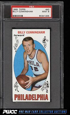 1969 Topps Basketball Billy Cunningham ROOKIE RC 40 PSA 9 MINT PWCC