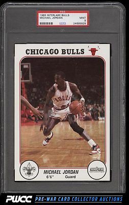 1985 Interlake Bulls Michael Jordan ROOKIE RC PSA 9 MINT PWCC