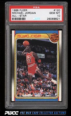 1988 Fleer Basketball Michael Jordan 120 PSA 10 GEM MINT PWCC