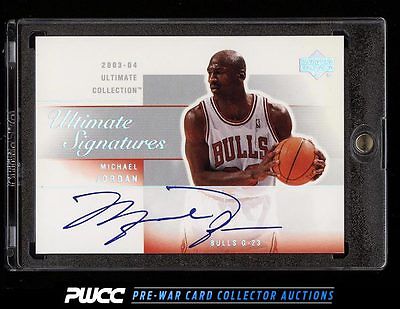 2003 Ultimate Collection Ultimate Michael Jordan AUTO MJA PWCC