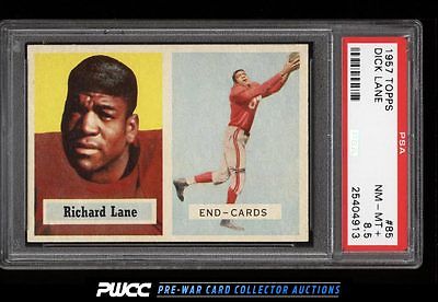 1957 Topps Football Dick Lane ROOKIE RC 85 PSA 85 NMMT PWCC