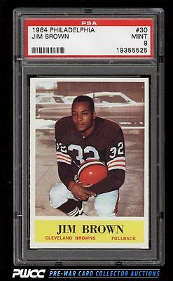 1964 Philadelphia Jim Brown 30 PSA 9 MINT PWCC