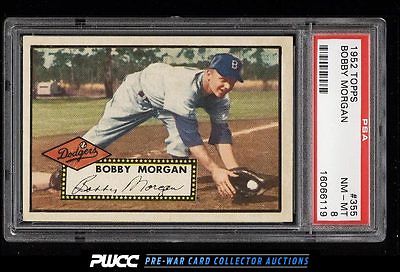 1952 Topps SETBREAK Bobby Morgan 355 PSA 8 NMMT PWCC