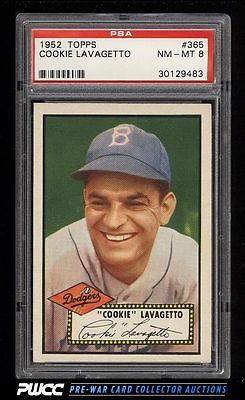 1952 Topps SETBREAK Cookie Lavagetto 365 PSA 8 NMMT PWCC