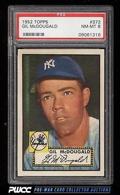 1952 Topps SETBREAK Gil McDougald ROOKIE RC 372 PSA 8 NMMT PWCC