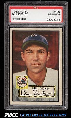 1952 Topps SETBREAK Bill Dickey 400 PSA 8 NMMT PWCC